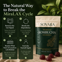 Probiotic Kombucha Gummy for Constipation