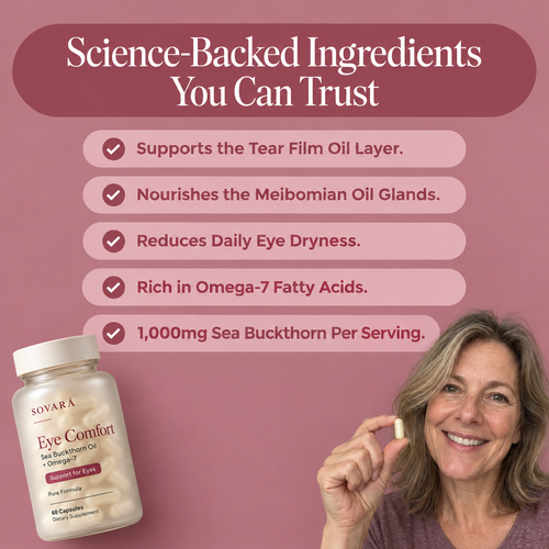 Sea Buckthorn Capsules for Dry & Itchy eyes