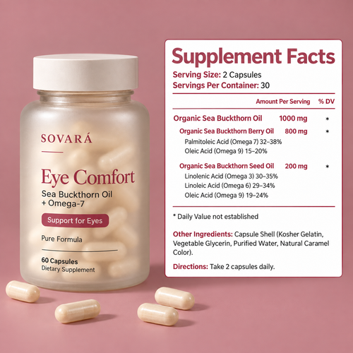 Sea Buckthorn Capsules for Dry & Itchy eyes