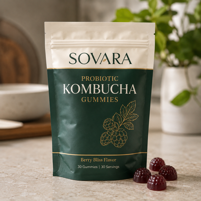 Probiotic Kombucha Gummy for Brain Fog