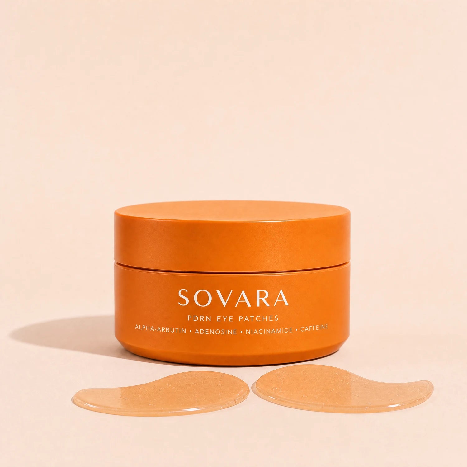 The orange Sovara jar with two patches